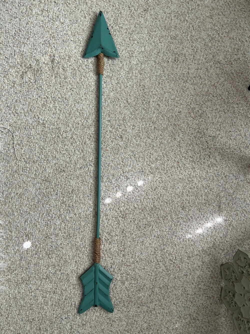 Teal Rustic Arrow Wall Decor - Unbranded